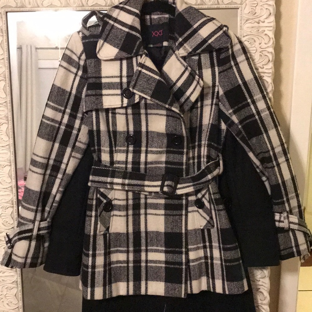 Wool trench coat